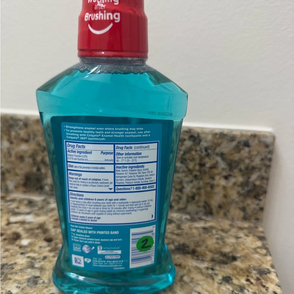 NWT Colgate Enamel Strength Mouthwash